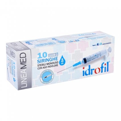 SIRINGHE STER C/AGO 10PZ IDROFIL