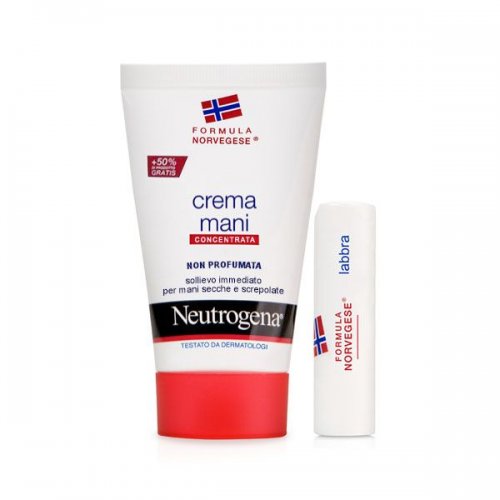 Neutrogena Crema Mani Senza Profumo+Lipstick