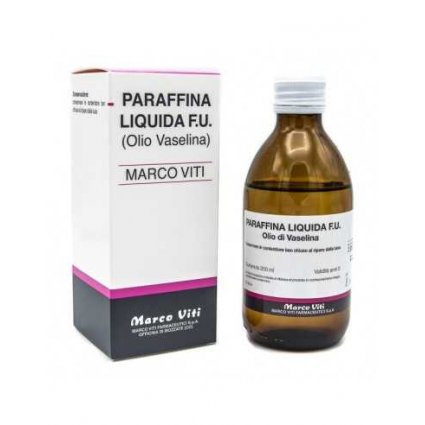 PARAFFINA LIQUIDA FU OLIO VASELINA 200 ML CON ASTUCCIO