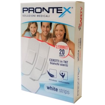 CER PRONTEX WHITE STRIPS 20PZ