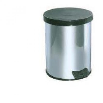 BIDONE PORTA RIFIUTI INOX