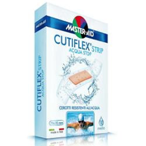 CEROTTO MASTER-AID CUTIFLEXMED STRIP TRASPARENTE IMPERMEABILE SUPPORTO IN POLIURETANO SUPER 10 PEZZI