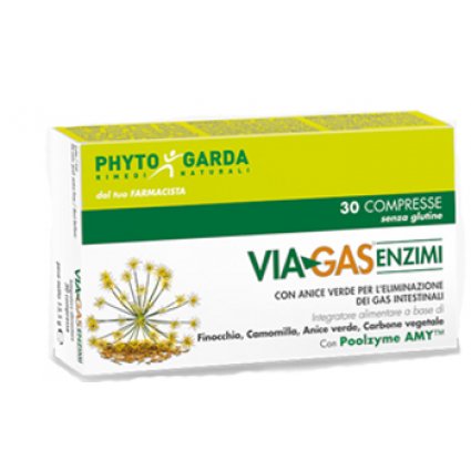 VIAGAS 30CPR 450MG C/ENZIMI