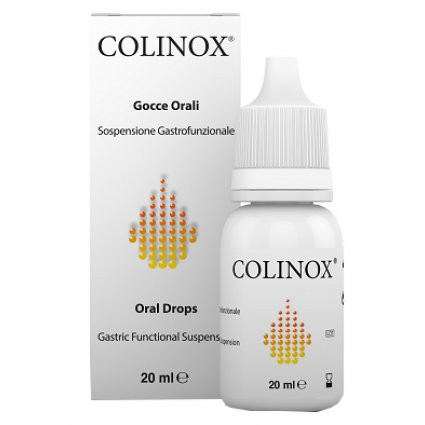 COLINOX SOSPENSIONE GASTROFUNZIONALE GOCCE OROSOLUBILI TRATTAMENTO METEORISMO AEROFAGIA COLICHE GASSOSE 20 ML