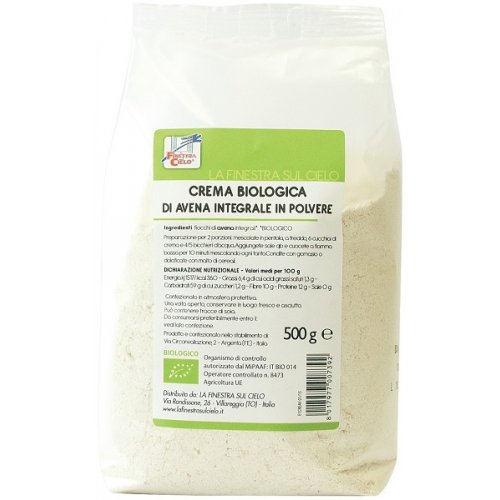 CREMA DI AVENA INTEGRALE BIO