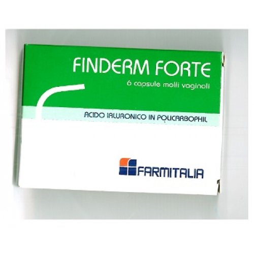 FINDERM FORTE CAPSULE MOLLI VAGINALI CONFEZIONE DA 6 PEZZI