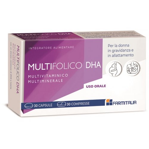 MULTIFOLICO DHA 30 CAPSULE ROSSE + 30 CAPSULE VIOLA