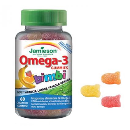 JAMIESON OMEGA-3 GUMMIES 60CAR