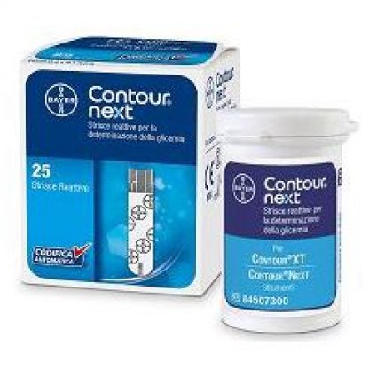 Contour next strisce reattive glicemia - 25 strisce 