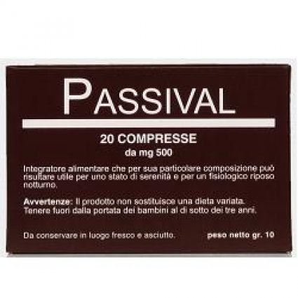 PASSIVAL*ALIM 20CPR 500MG