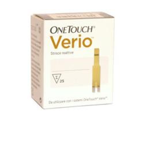 OneTouch Verio - Strisce reattive per controllo glicemia - 25 pezzi