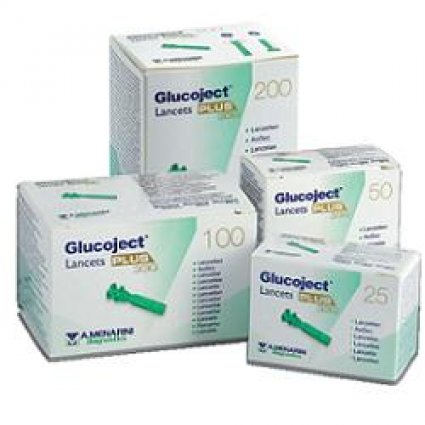 GLUCOJECT LANCETS PLUS G33 100