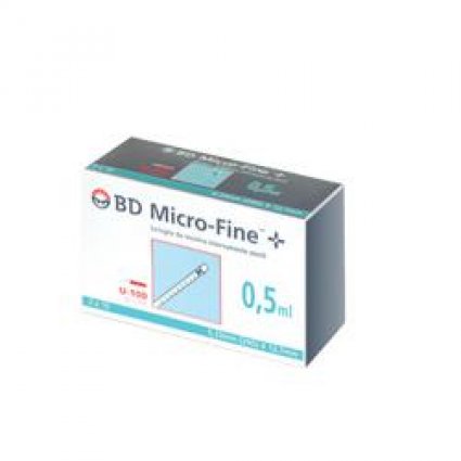 BD MICRO*INS 100U 0,5ML 29G 1C