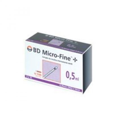 BD MICRO*INS 100U 0,5ML 30G 1C