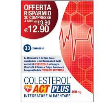 COLESTEROL ACT PLUS 30CPR