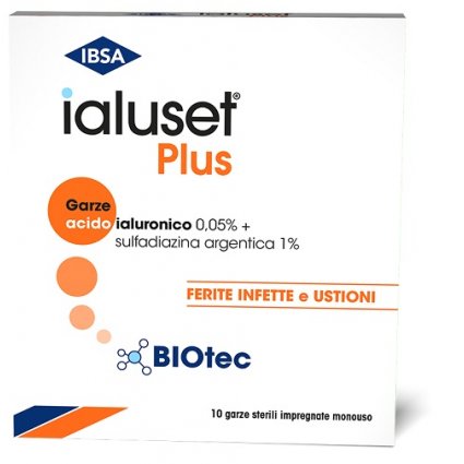 IALUSET PLUS GARZA 10X10CM 10P