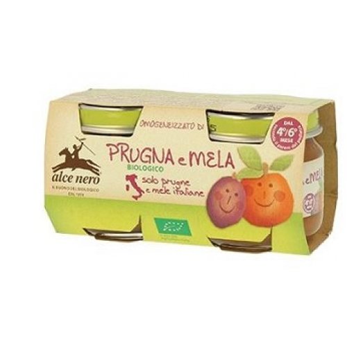 OMOGENEIZ PRUGNA MELA2X80G ALCE