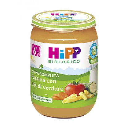 HIPP PASTINA TRIS VERDURE 190G