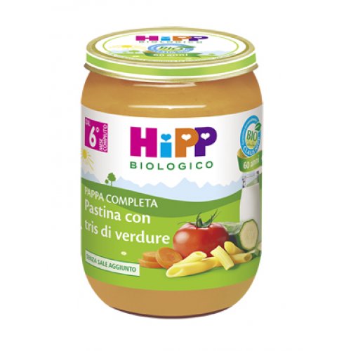 HIPP PASTINA TRIS VERDURE 190G