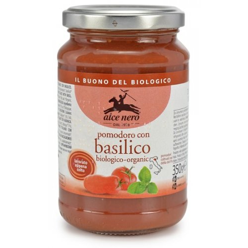 POMODORO C/BASILICO BIO350G ALCE