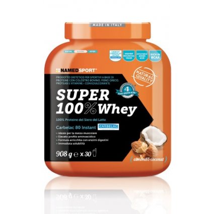 Super 100% Whey Almond&Coconut 908g