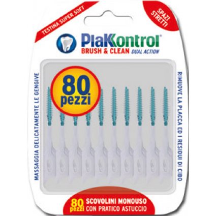 PLAKKONTROL BRUSH&CLEAN 80PZ