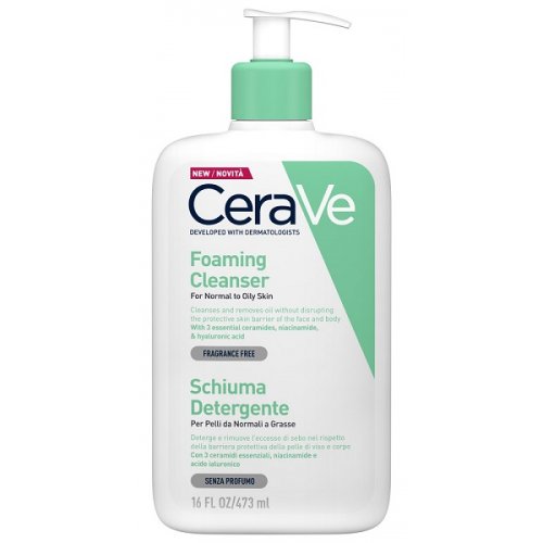 CERAVE SCHIUMA DET VISO 473ML