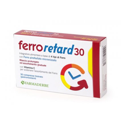 FERRO RETARD 30CPR