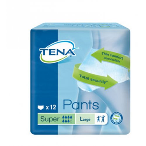 TENA PANTS SUPER L NEW 12PZ