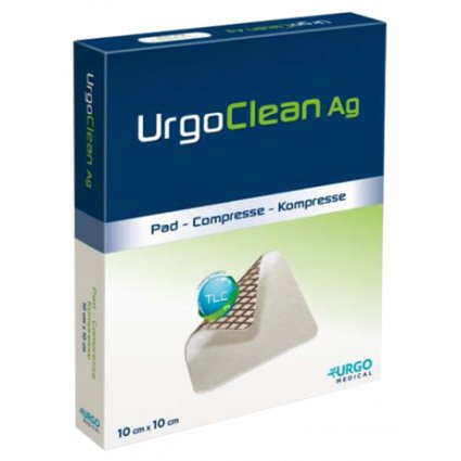 URGOCLEAN AG/SILV 10X10CM 5PZ