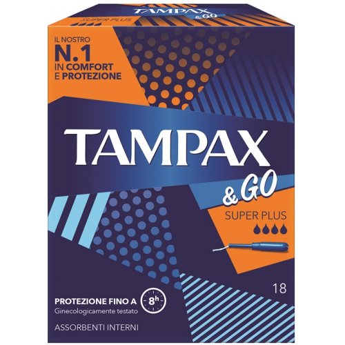 TAMPAX &GO SUPER PLUS 18PZ