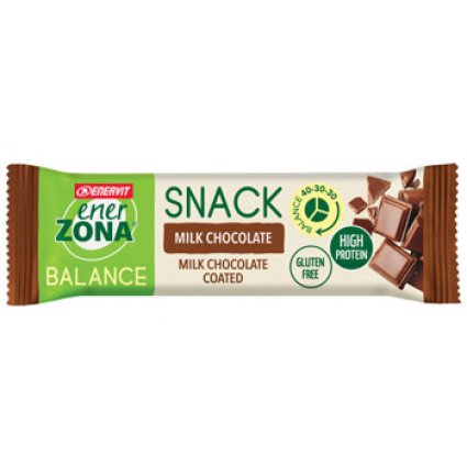 ENERZONA SNACK MILK CHOCO 33G