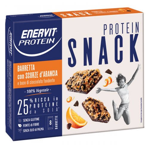 ENERVIT PROTEIN SNACK SCZ 8BAR