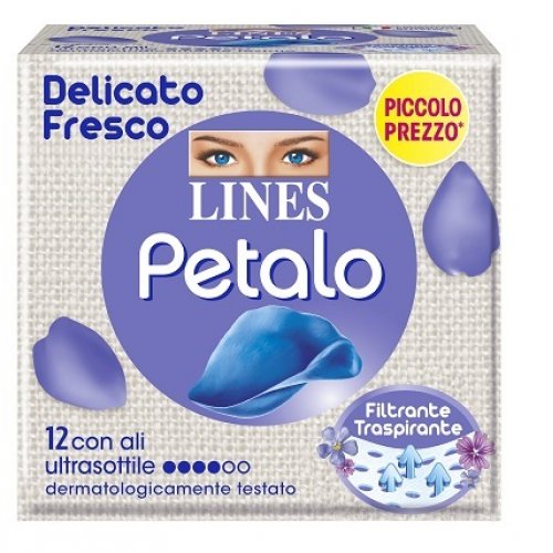 LINES PETALO BLU C/ALI 12PZ