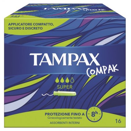 TAMPAX COMPAK*SUPER 16PZ