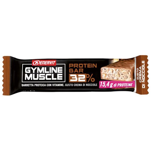 GYMLINE PROT BAR 32% CR NOCC