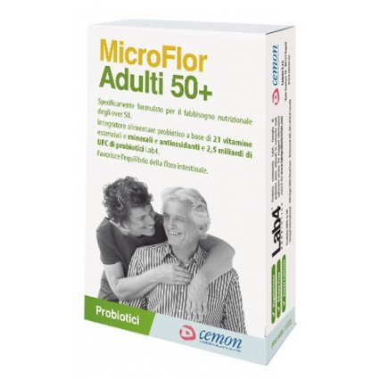 MICROFLOR ADULTI 50+ 30CPS VEG