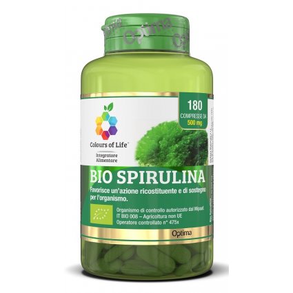 Bio Spirulina 180 Cpr Colours