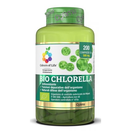 BIO CHLORELLA 200CPR COLOURS