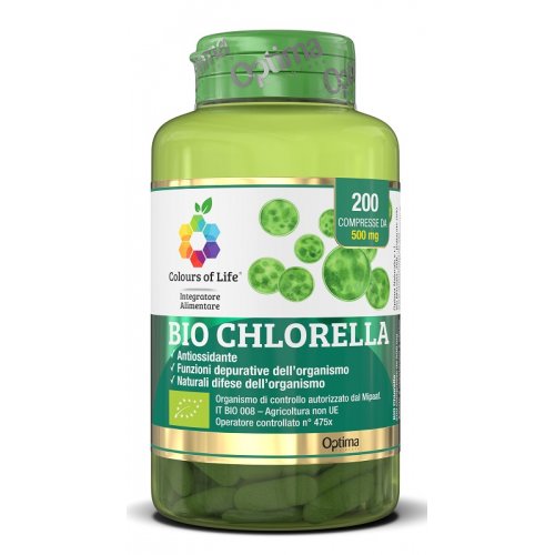 BIO CHLORELLA 200CPR COLOURS