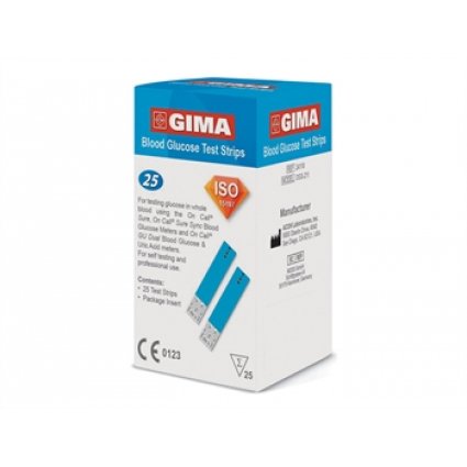 GIMA Strisce Glicemia 25pz