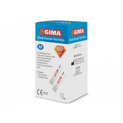 STRISCE GLICEM GLUCOM GIMA 50P