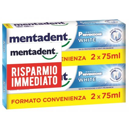 MENTADENT B White 2x75ml