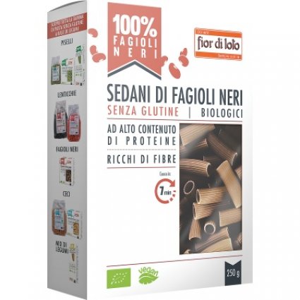 SEDANI FAGIOLI NERI S/GL 250G