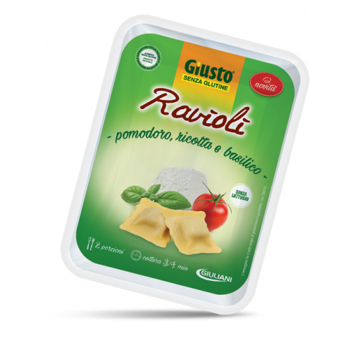 GIUSTO S/G Ravioli/Pom/Ric/Bas