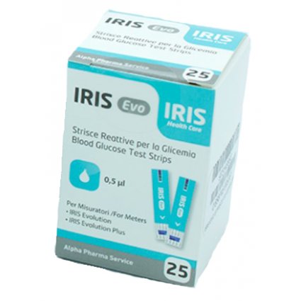 IRIS EVO STRISCE GLICEMIA 25PZ SCADENZA DICEMBRE 2024