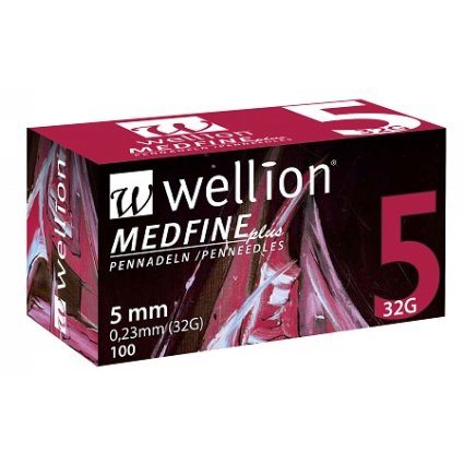 WELLION MEDFINE  5 32G 100pz