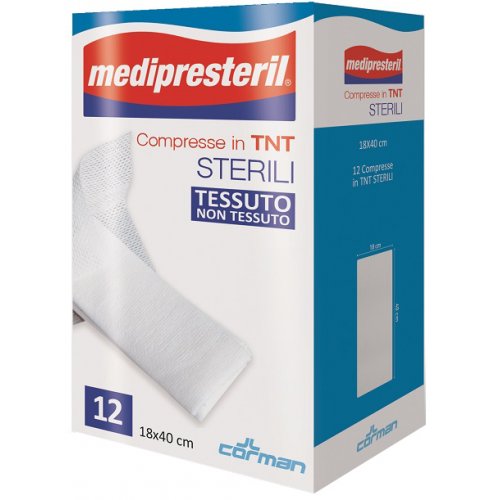 MEDIPRESTERIL COMPR TNT 18X40