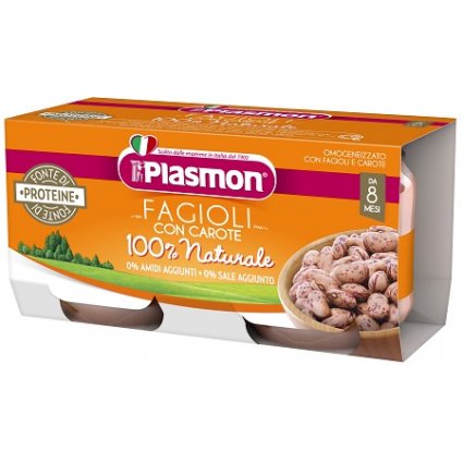 OMO PL.Fagioli/Carote 2x80g