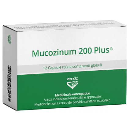 MUCOZINUM 200PLUS 12 CPS GLOB